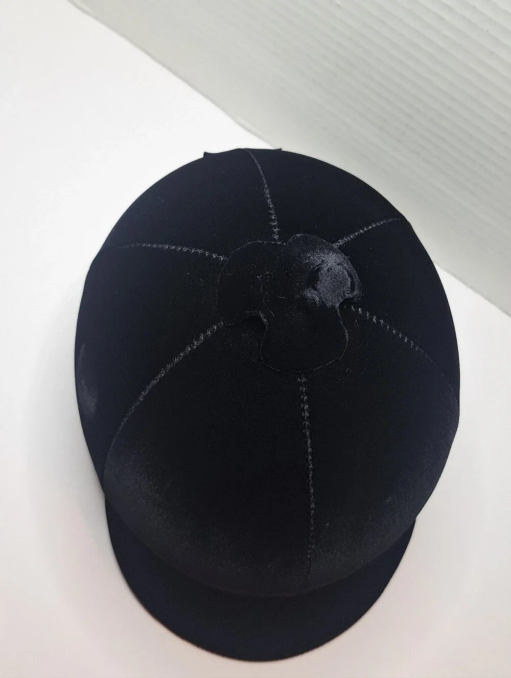 Lexington Safety Products Black Velvet Equestrian Riding Helmet EUC Read All